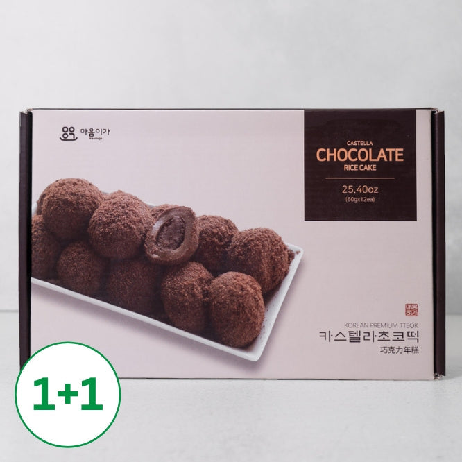 [1+1][마음이가] 카스테라 초코떡 720g (묶음)_타임딜